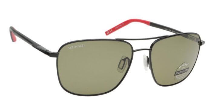 Serengeti Spello Shiny Black/Red P555