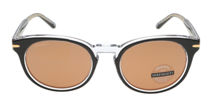 Alternative view of Serengeti Havah Shiny Black Transparent Layer Polar Driver Gold PDG