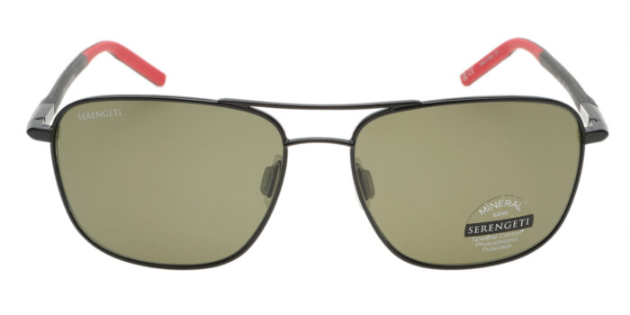 Alternative view of Serengeti Spello Shiny Black/Red P555